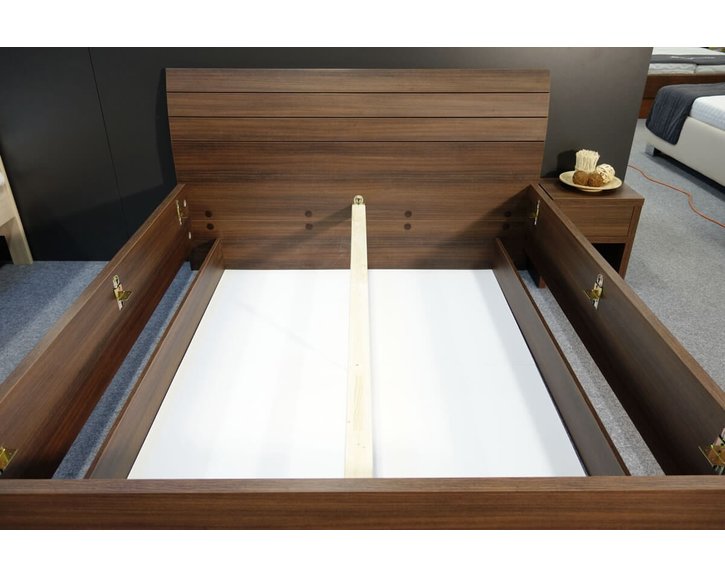 Manželská postel s úložným prostorem Salmia, boční výklop, 160x200, 180x200