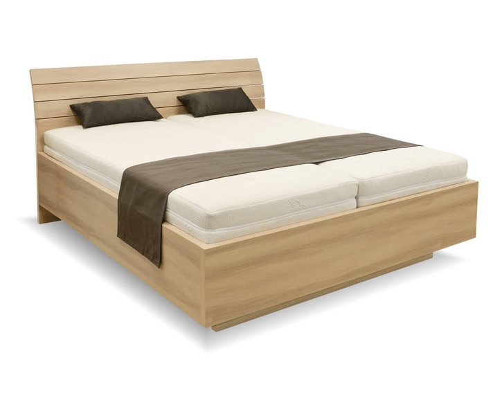 Manželská postel s úložným prostorem Salmia, boční výklop, 160x200, 180x200