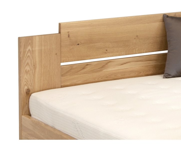 Manželská postel Grand, masiv dub, 180x200