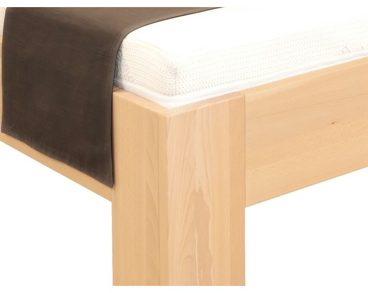 Manželská postel Grand, masiv buk, 180x200