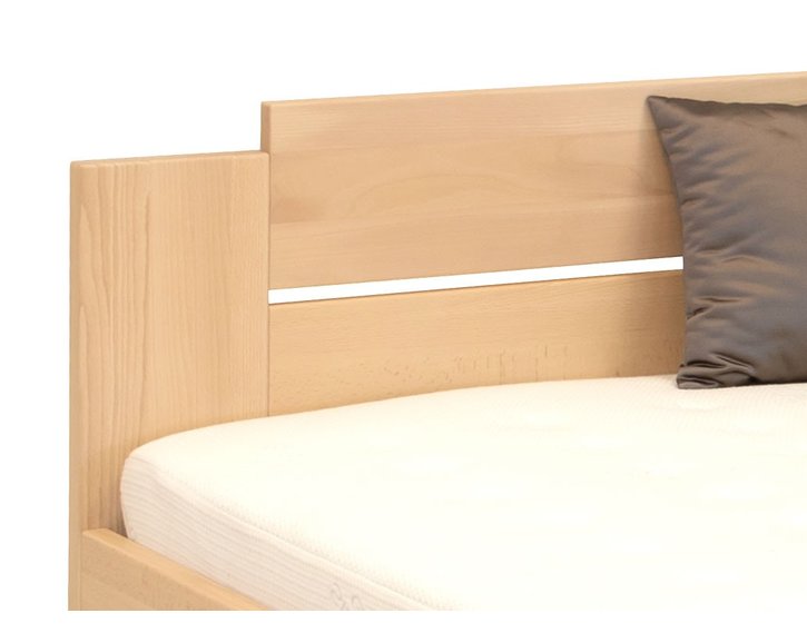 Manželská postel Grand, masiv buk, 180x200