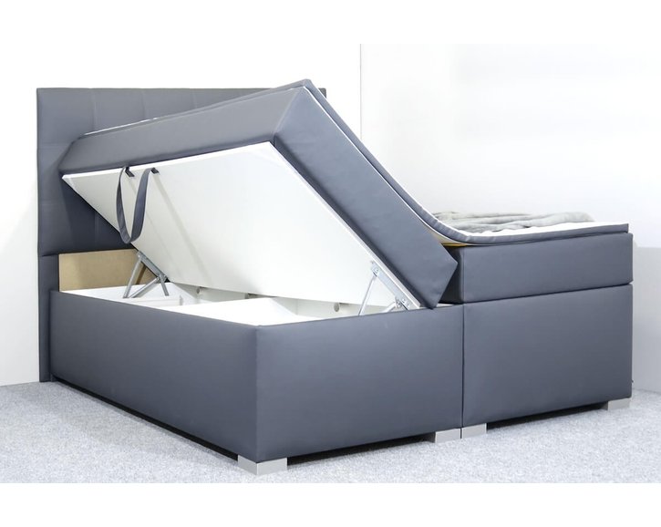 Americká postel boxspring s matrací a topperem MORANDI