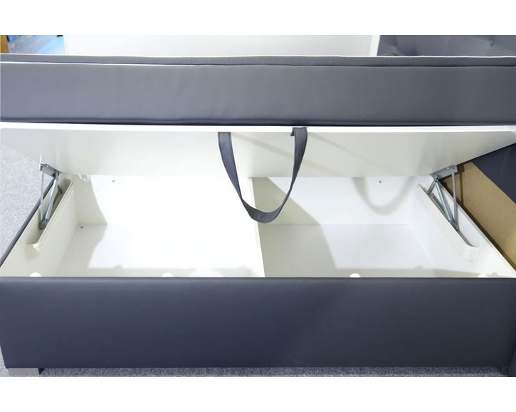 Americká postel boxspring s matrací a topperem MORANDI