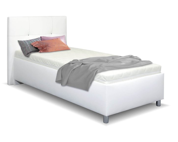 Čalouněná postel s úložným prostorem Crissy, 90x200