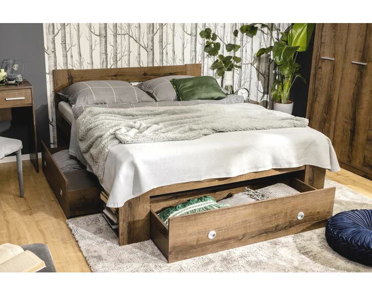 Design - Postel s úložným prostorem Nepoli