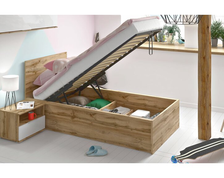 Postel Tetris - vyklápění roštu