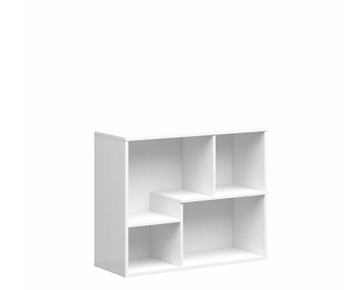 Nízký regál Tetris 72, bílá lesk Nízký regál Tetris 72, bílá lesk