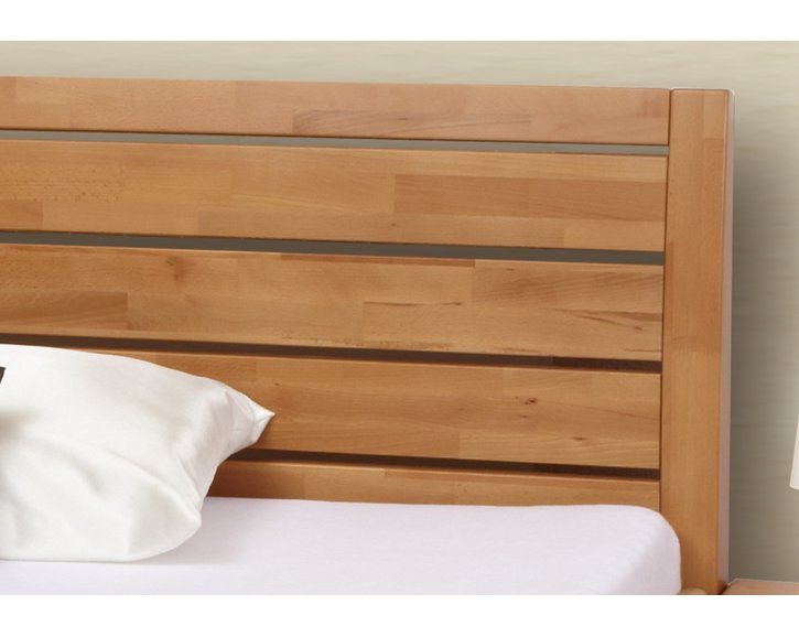 Zvýšená postel jednolůžko z masivu CONCEPTA 1, masiv buk, 140x200