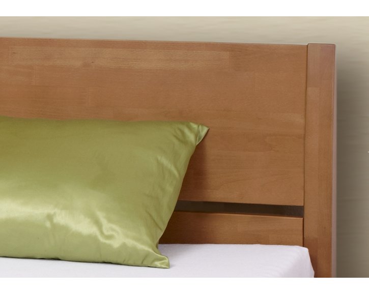 Zvýšená postel s úložným prostorem CONCEPTA 2, masiv buk, 120x200