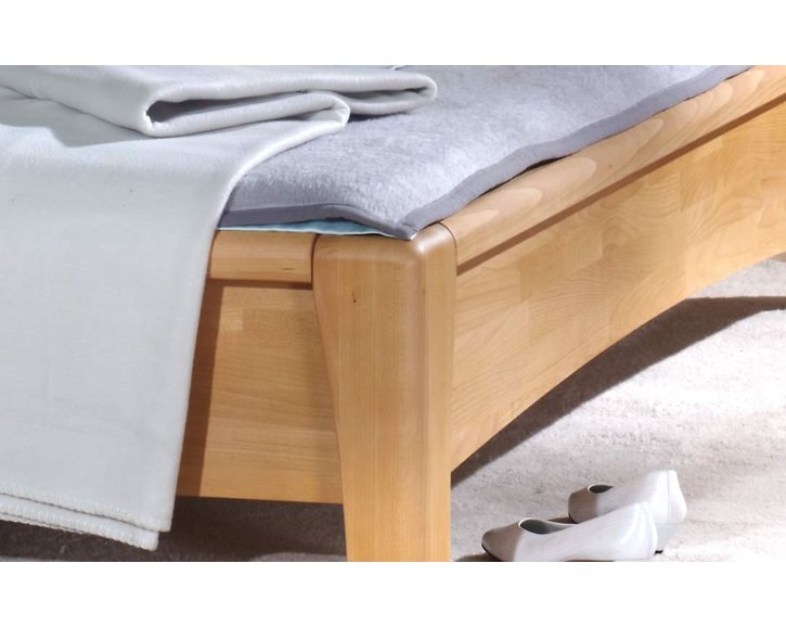 Zvýšená postel dvoulůžko z masivu CORDOBA 1, masiv buk