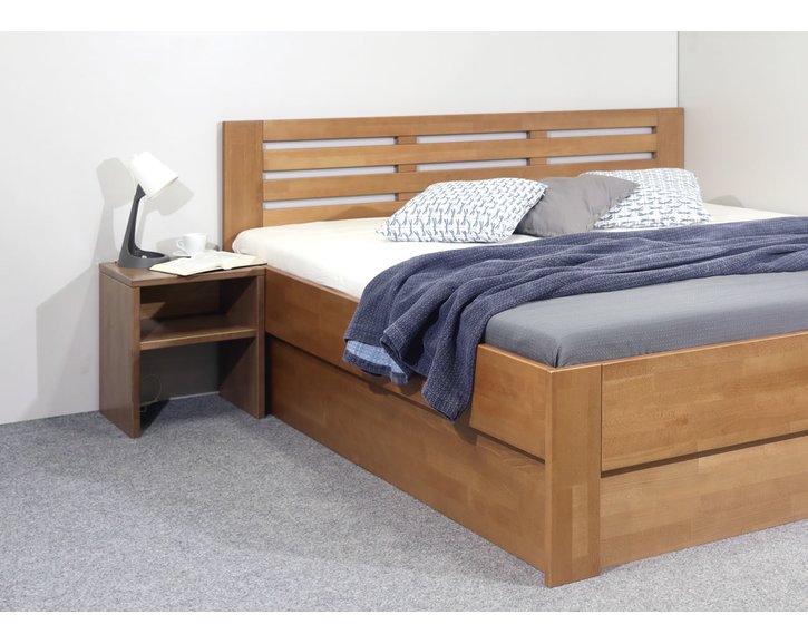 Noční stolek YANIS, masiv buk Noční stolek YANIS, masiv buk