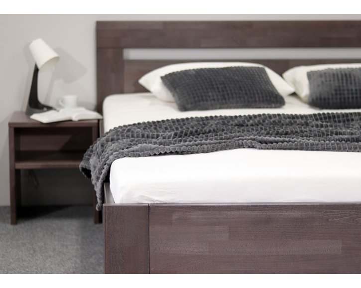 Opracování - postel dvoulůžko NICOLAS, masiv buk