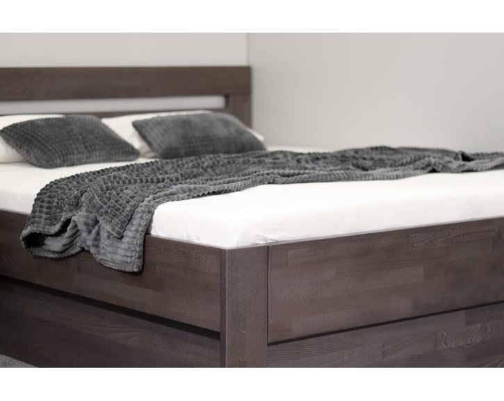 Složení - postel s úložným prostorem NICOLAS, masiv buk