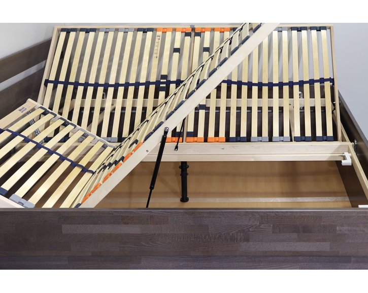 Výklopy - postel s úložným prostorem NICOLAS, masiv buk