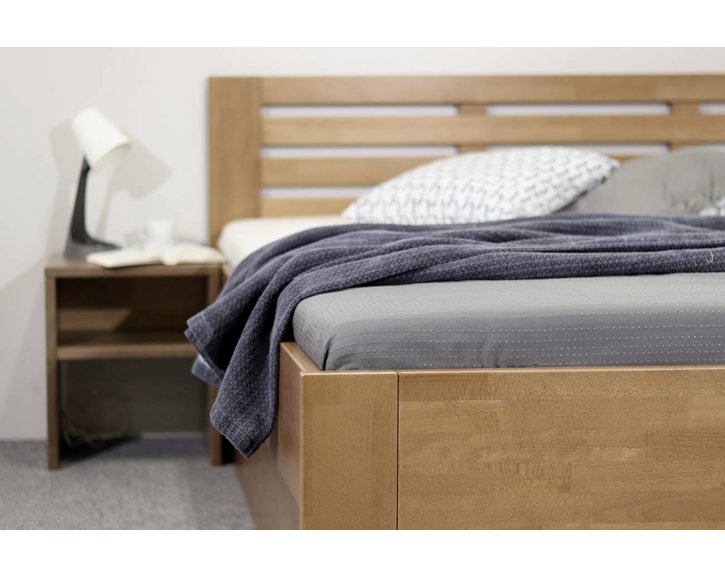 Opracování hran - dvoulůžko MICHALIS, masiv buk