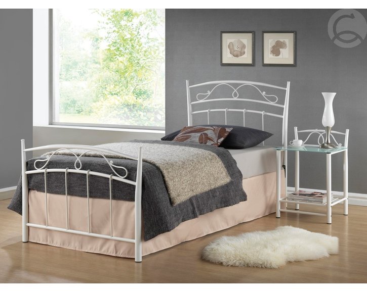 Noční stolek ET-920, bílý