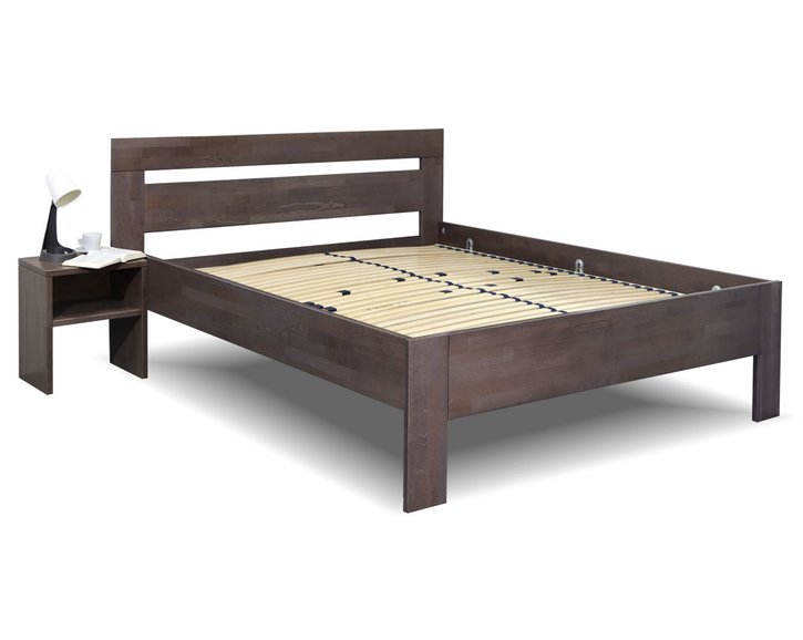 Konstrukce - postel jednolůžko NICOLAS, 120x200, masiv buk