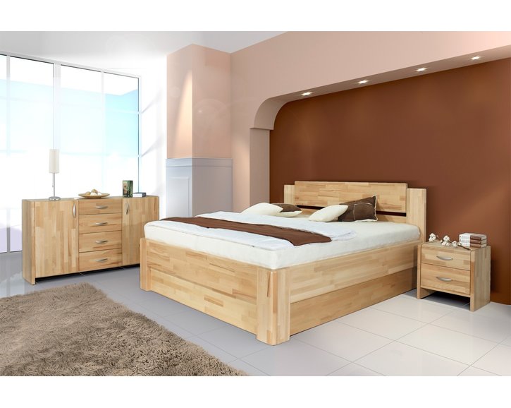 Kombinovaná komoda VK-KS3, masiv buk Kombinovaná komoda VK-KS3, masiv buk