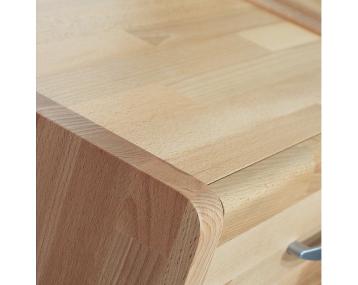 Noční stolek 2 - zásuvkový VK-NZ2, masiv buk Noční stolek 2 - zásuvkový VK-NZ2, masiv buk