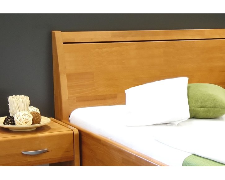 Zvýšená postel z masivu CATARINA 2, masiv buk