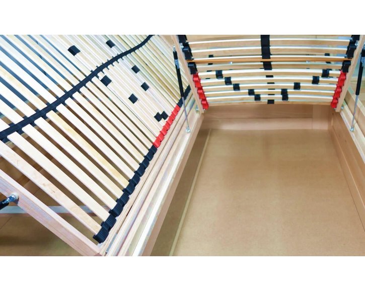 Postel s úložným prostorem z masivu CATARINA 1, masiv buk Postel s úložným prostorem z masivu CATARINA 1, masiv buk