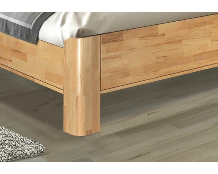 Zaoblené nohy postel ELEN