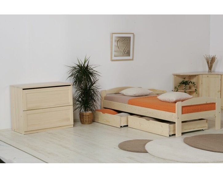 Úložný prostor z masivu 1/2 (1pár) č.227, masiv smrk