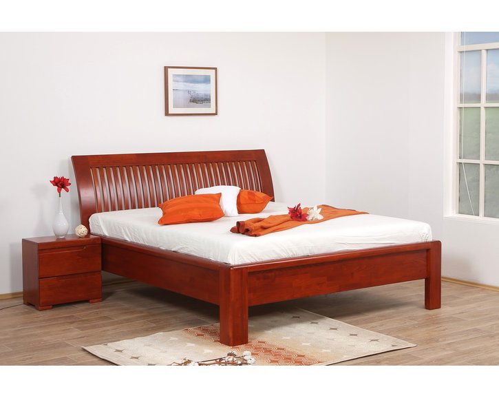 Manželská postel z masivu FLORENCIA F122