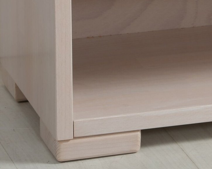 Noční stolek z masivu, policový F132