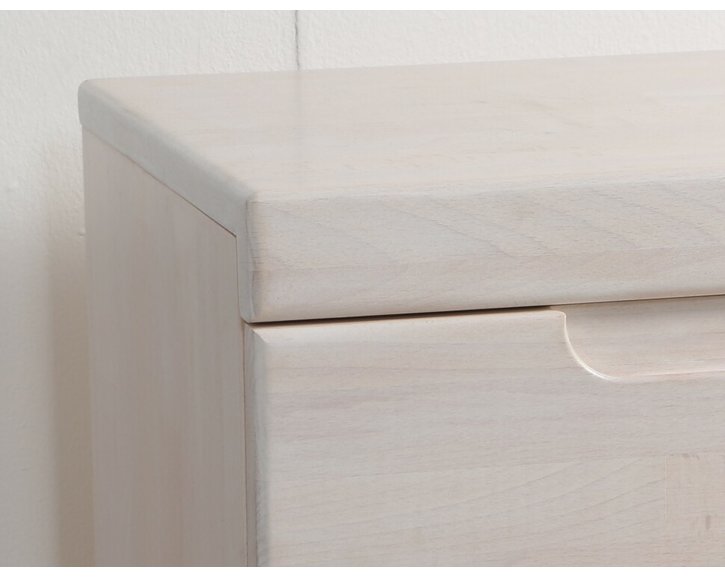 Noční stolek z masivu, policový F132