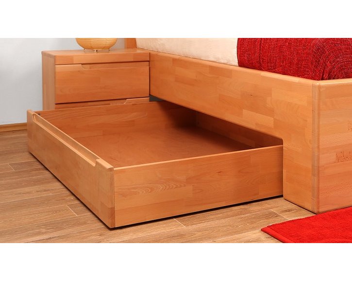 Šuplík pod postel F134, masiv buk