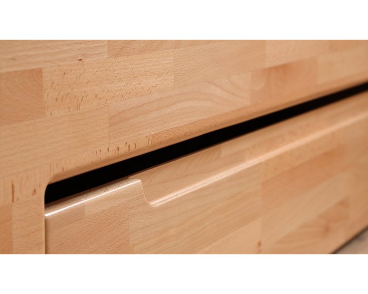 Šuplík pod postel F134, masiv buk