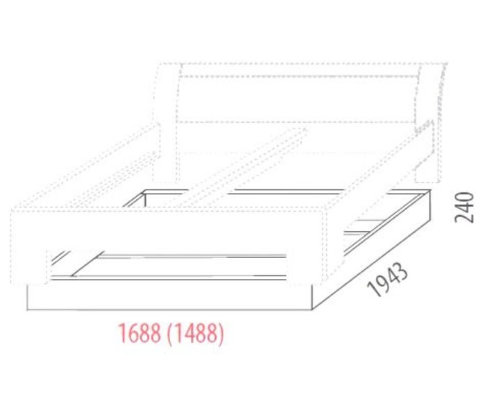 Úložný box SOFIA 160,180 F139, masiv buk