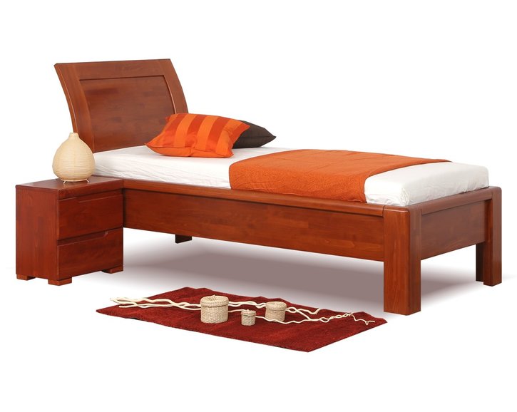 Postel jednolůžko FLORENCIA F103, 90x200cm, masív buk Postel jednolůžko FLORENCIA F103, 90x200cm, masív buk