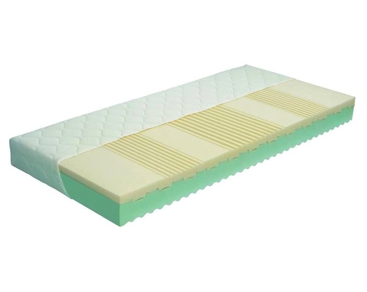 Středně tvrdá zdravotní matrace PALERMO 18cm, 180x200cm, 120kg, PUR pěna