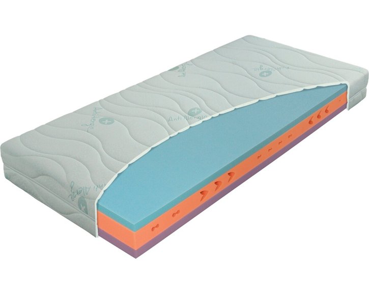 Středne tvrdá sendvičová matrace JUNIOR FLEX 18cm, 80x200cm, 130kg