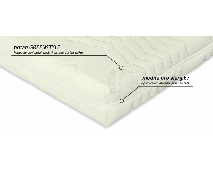 Zdravotní matrace Bezva BINGO Hard - potah
