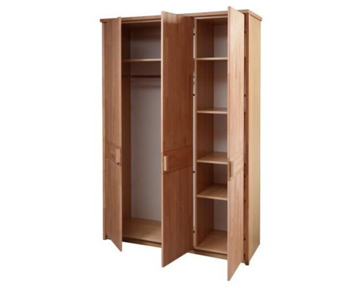 Šatní skříň ENNA 3D se zrcadlem F0074/B, buk+lamino