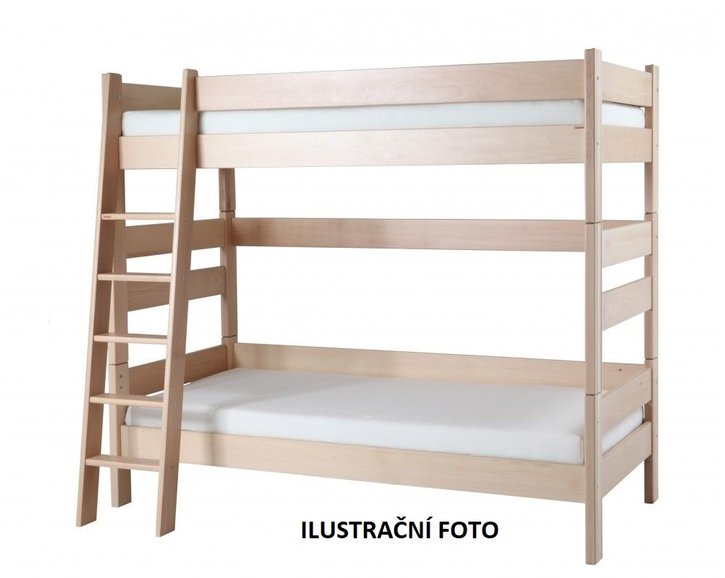 Dětská poschoďová postel Sendy 300B/05B, masiv buk