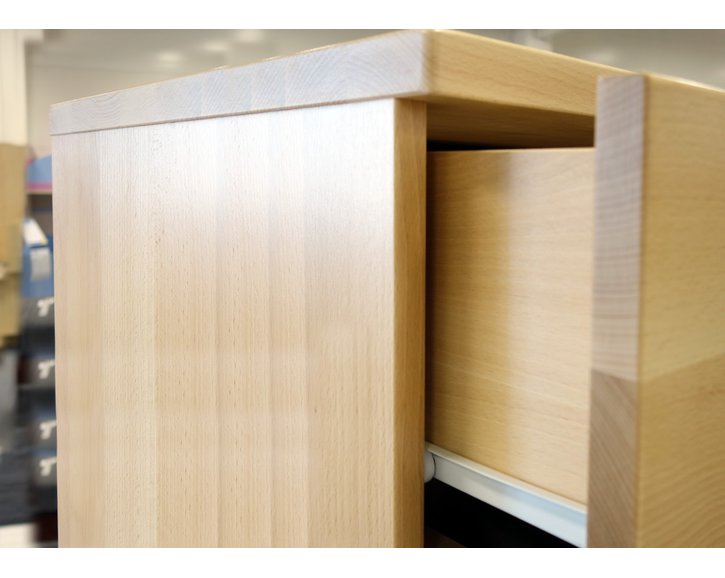 Komoda 3 zásuvková, masiv buk