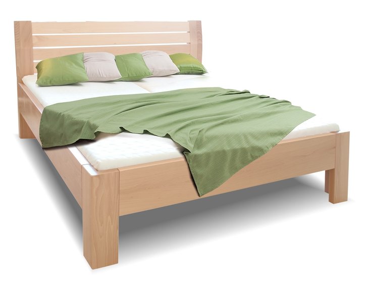 Zvýšená postel z masivu Hugo, 160x200, 180x200, masiv buk Zvýšená postel z masivu Hugo, 160x200, 180x200, masiv buk