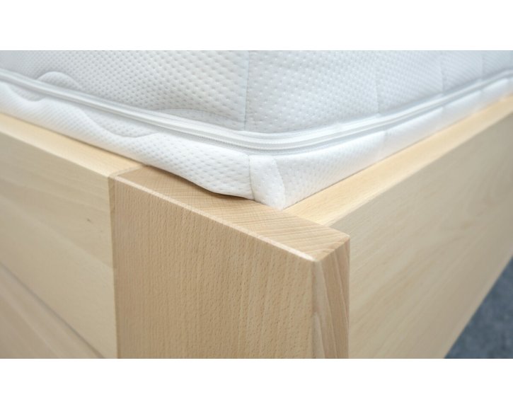 Jednolůžková postel z masivu Berni, 80x200, 90x200, masiv buk