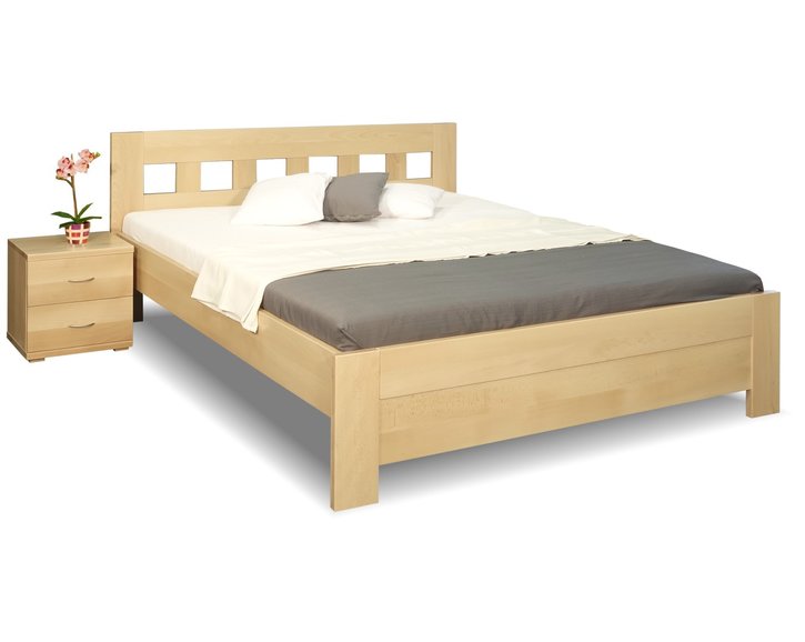 Zvýšená postel z masivu Rocco, 160x200, 180x200, masiv buk Zvýšená postel z masivu Rocco, 160x200, 180x200, masiv buk