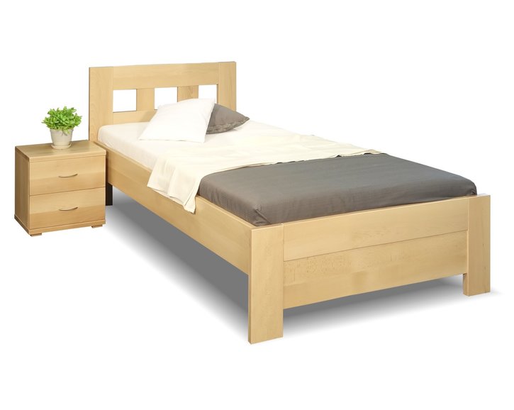 Zvýšená postel z masivu Rocco, 80x200, 90x200, masiv buk Zvýšená postel z masivu Rocco, 80x200, 90x200, masiv buk