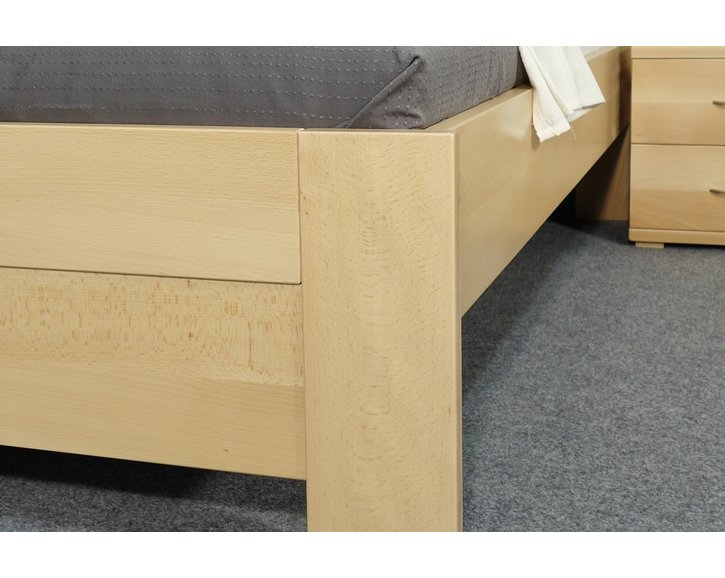 Zvýšená postel z masivu Rocco, 80x200, 90x200, masiv buk