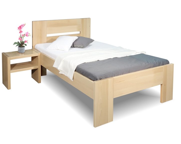 Zvýšená postel z masivu Matěj, 80x200, 90x200, masiv buk Zvýšená postel z masivu Matěj, 80x200, 90x200, masiv buk