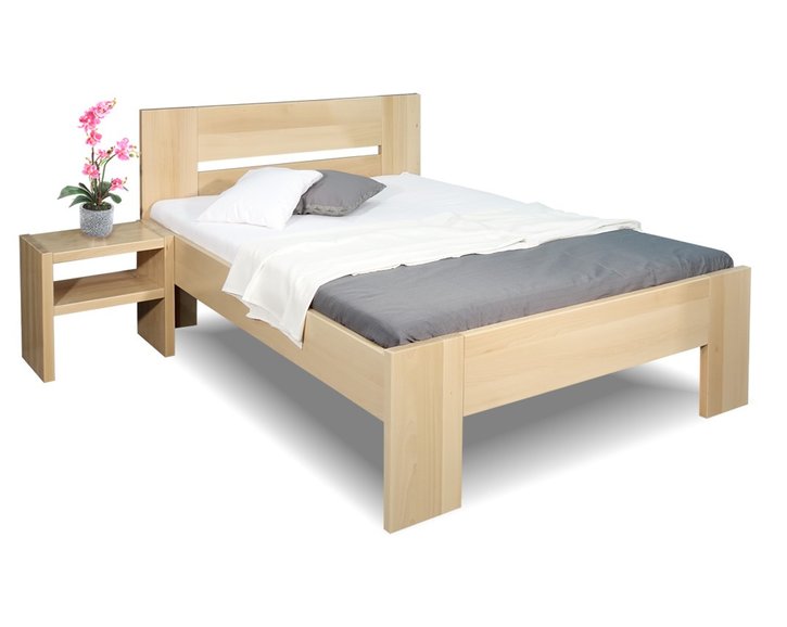Zvýšená postel z masivu Matěj, 120x200, 140x200, masiv buk Zvýšená postel z masivu Matěj, 120x200, 140x200, masiv buk