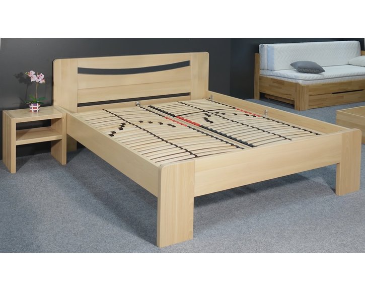 Zvýšená postel z masivu Carmen, 160x200, 180x200, masiv buk Zvýšená postel z masivu Carmen, 160x200, 180x200, masiv buk