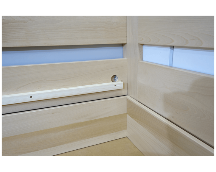 Postel s úložným prostorem Valentin-Pravá, 120x200 cm, masiv buk Postel s úložným prostorem Valentin-Pravá, 120x200 cm, masiv buk