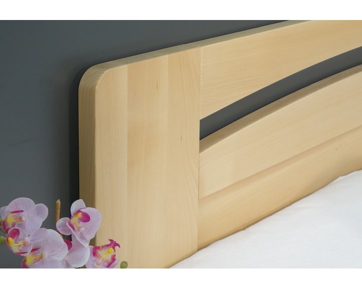 Zvýšená postel s úložným prostorem Riči, 160x200, 180x200, masiv buk